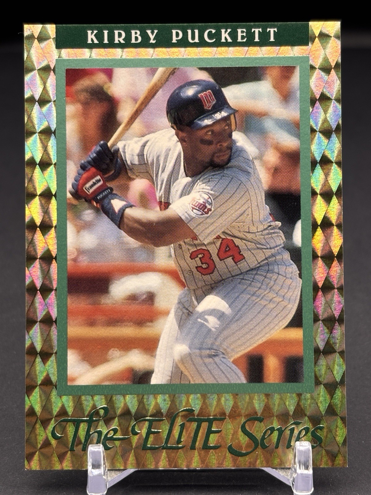 1992 Donruss The Elite Series Kirby Puckett Gold /10000 #17 Of 18 HOF Twins