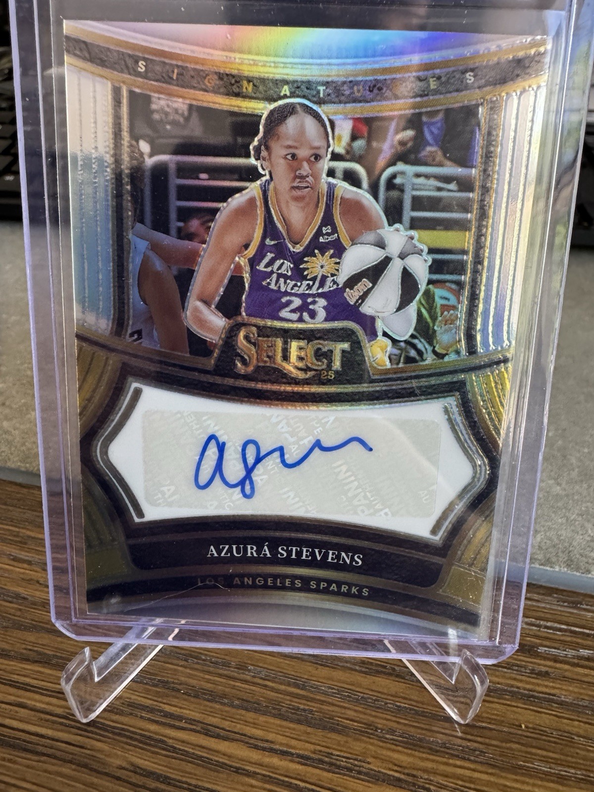 AZURA STEVENS Auto Signatures Silver 2025 Panini Select WNBA SG-AS