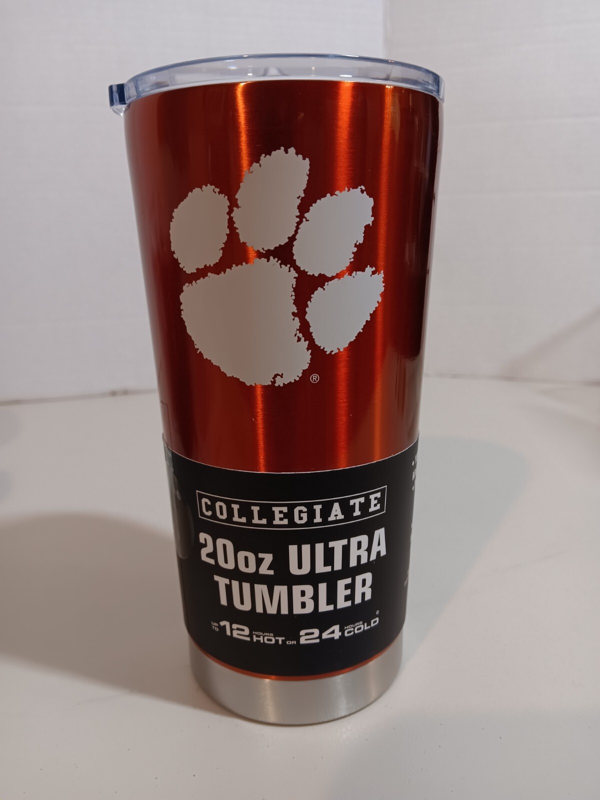Clemson Tigers NCAA 20oz Collegiate Ultra Travel Tumbler NEW