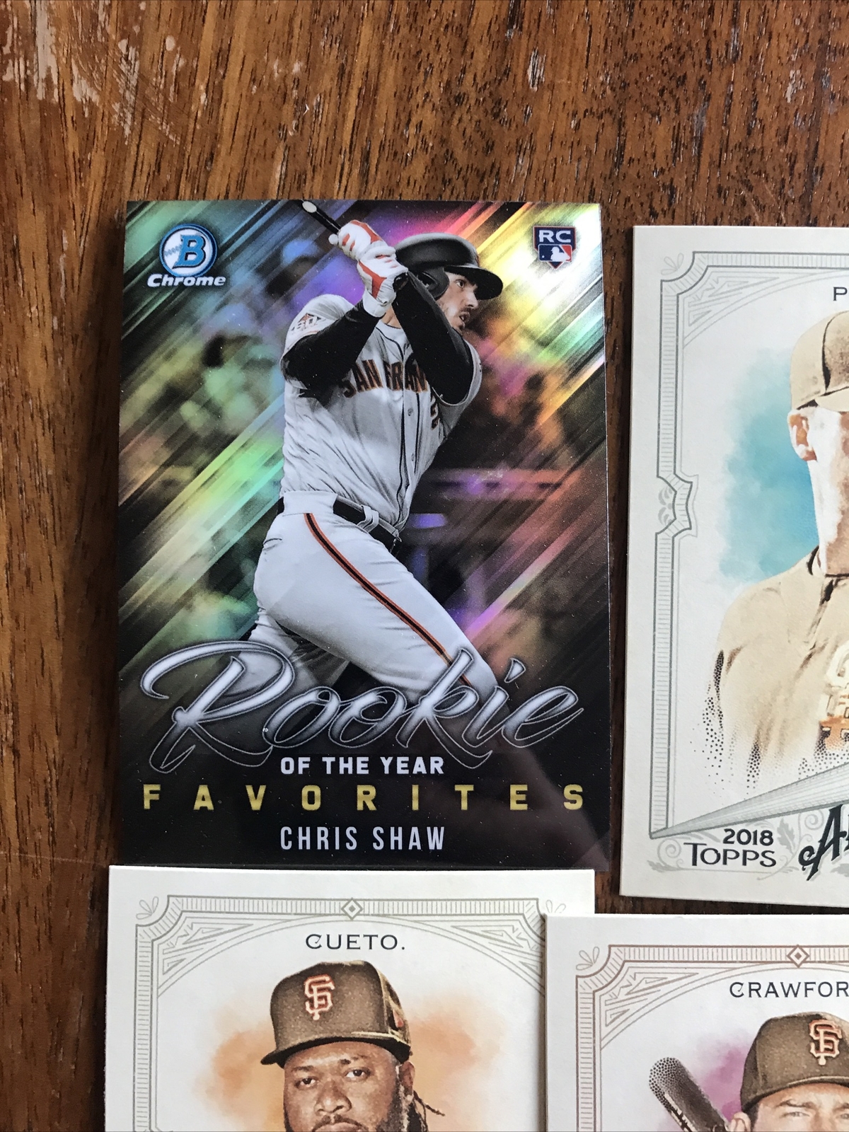 San Francisco Giants Cards Includes Posey, Bishop, Webb, Dubon Option #1