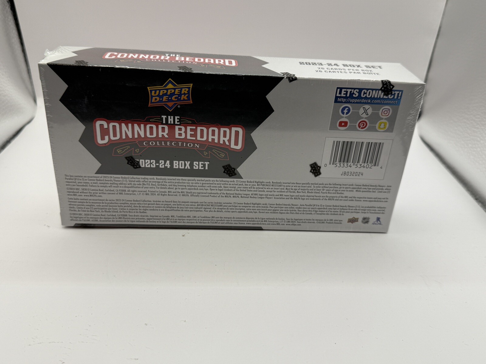 2023-24 UD Upper Deck Connor Bedard Collection Box Set Factory Sealed 🔥