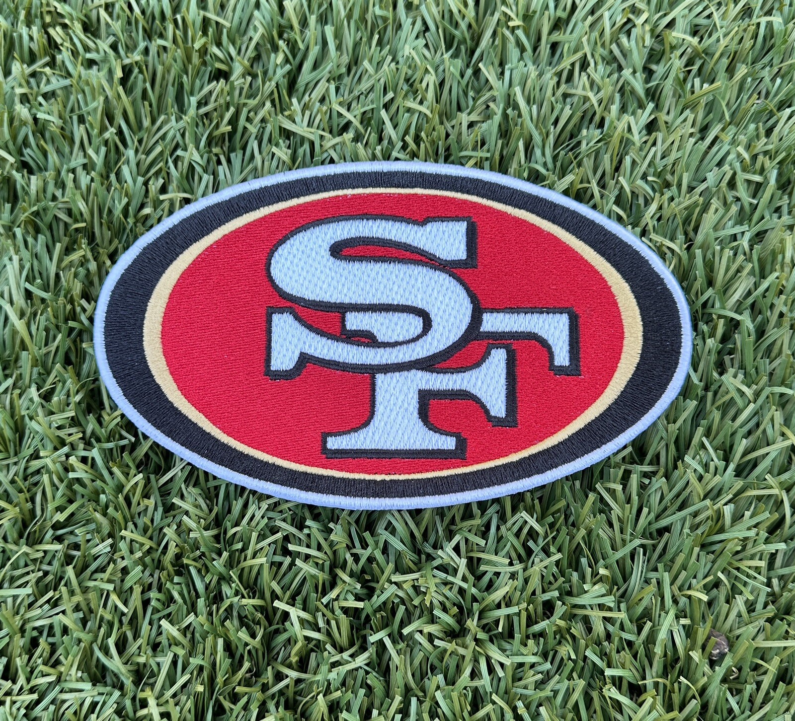 SAN FRANCISCO 49’ERS BIGGEST 7” Patch Iron On Embroidered USA SELLER