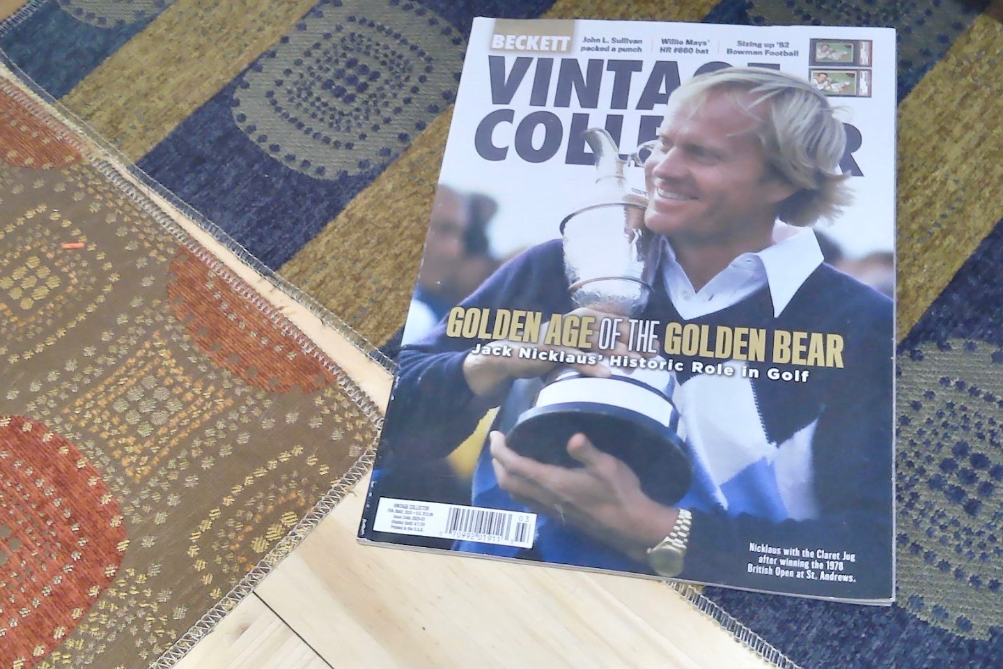 FEB/MAR 2025 Beckett Vintage Collector Magazine w/ Jack Nicklaus Good Condition