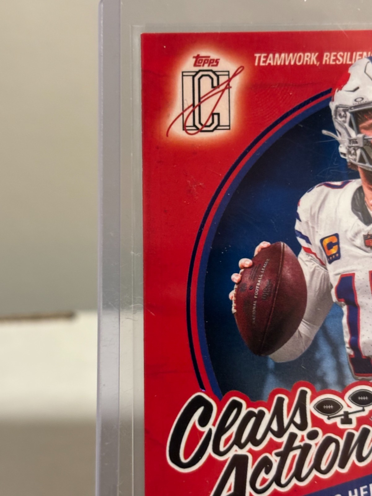 Josh Allen /5 Class Action #CA-4 Signature Class Color Match and First In Print