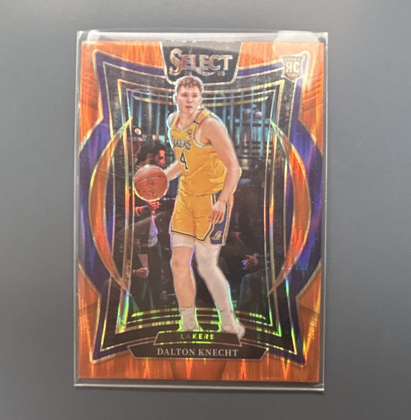 Panini 2024-25 Select Concourse Dalton Knecht #91 Orange Flash Prizm RC