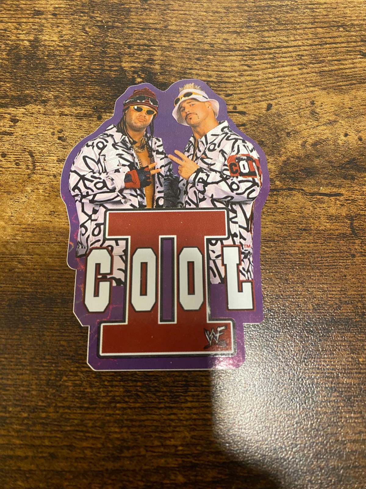 2000 WWF Vending Machine Stickers Too Cool