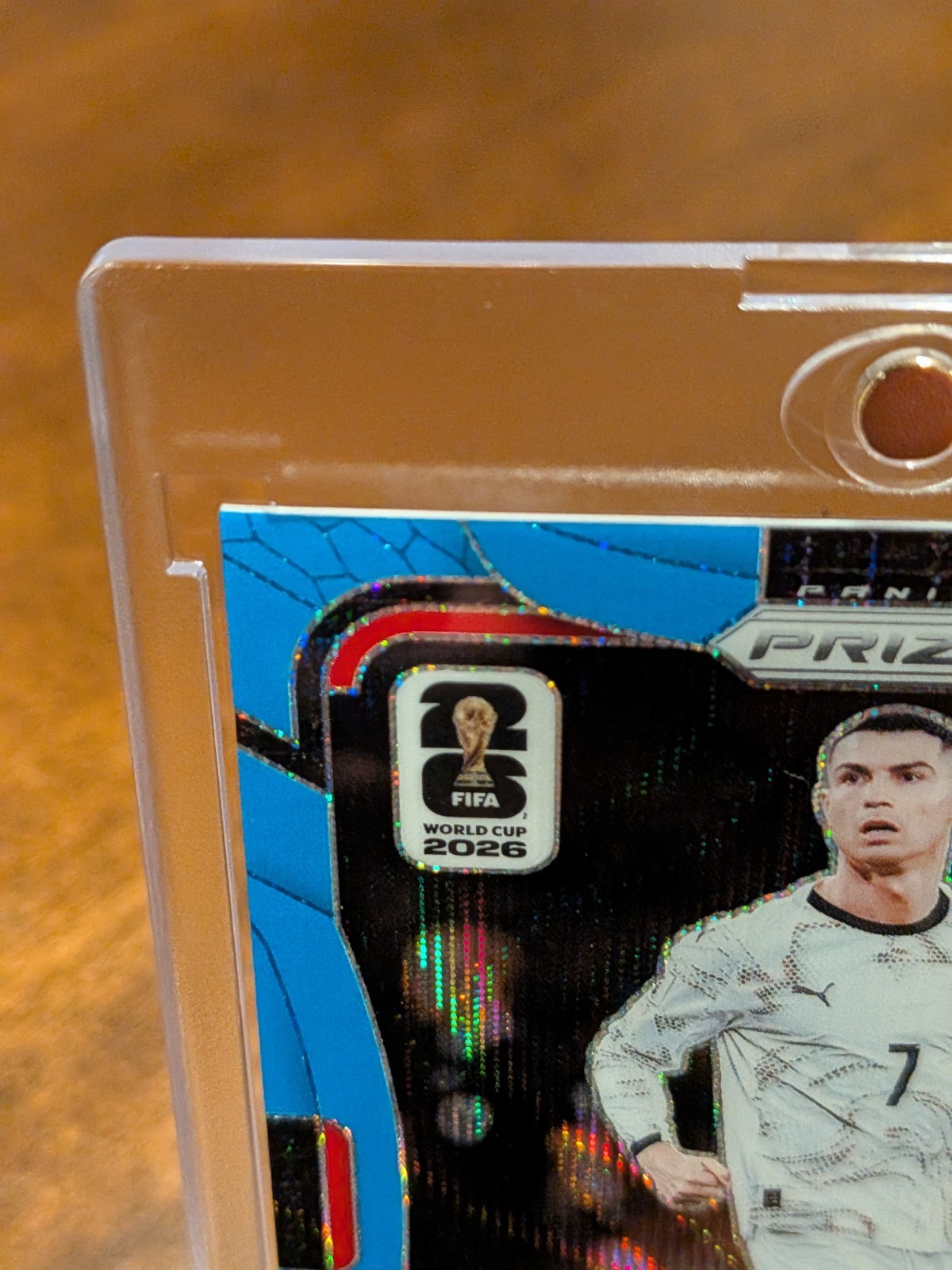 2026 Panini Prizm CRISTIANO RONALDO #367 Fluorescent Blue Wave /225 Portugal