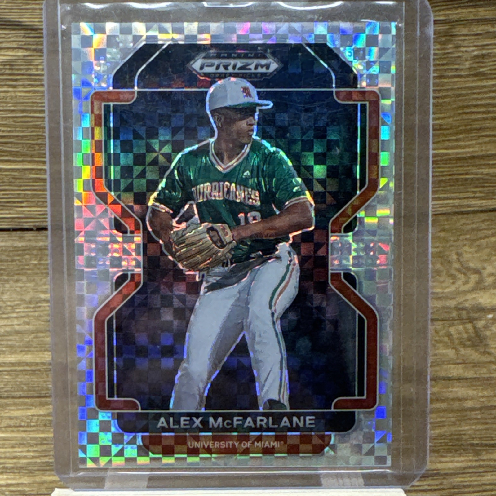 2022 Panini Prizm Draft Picks Alex McFarlane Power Plaid Prizm /35 #PDP122 PHI