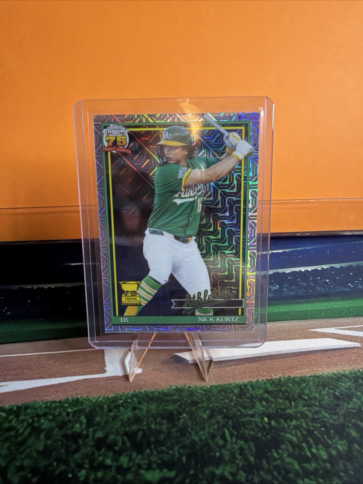 2026 Topps Series 2 NICK KURTZ Chrome Silver Pack Mojo 91C2-50 Athletics