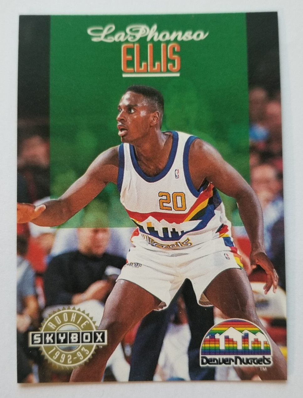 1992-93 SkyBox #336 LaPhonso Ellis RC Denver Nuggets