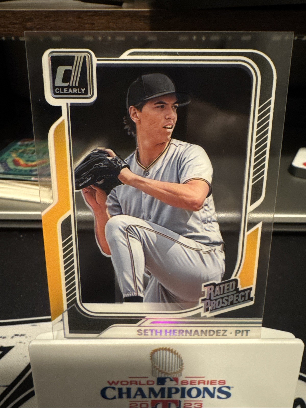 Panini Donruss Optic 2026 Seth Hernandez Rated Prospect Velocity Prizm #124 PIT