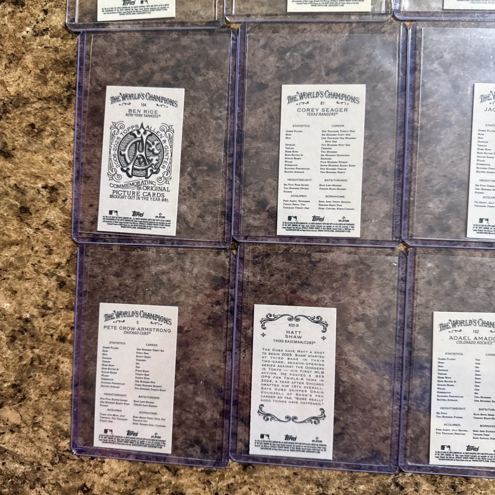 24 Allen & Ginter Mini Card Lot!