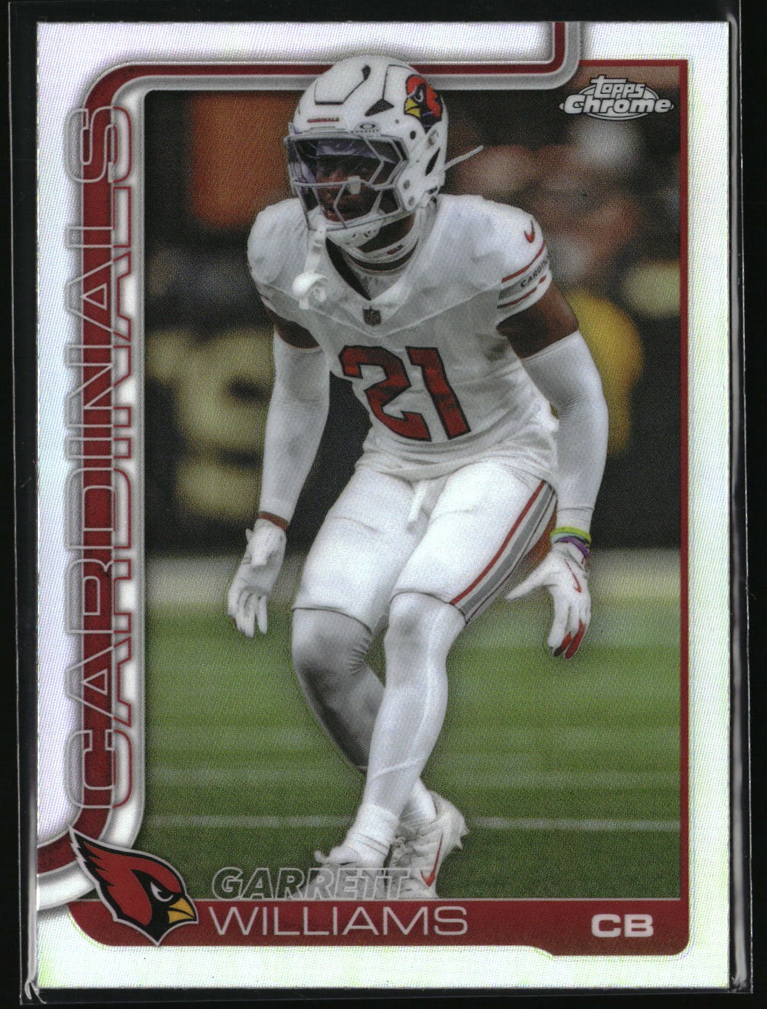Garrett Williams #6 2025 Topps Chrome Refractor