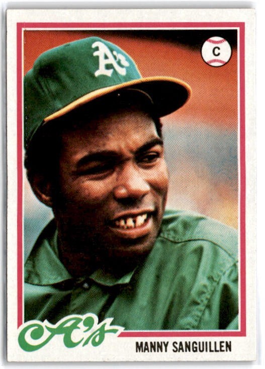 1978 Topps Manny Sanguillen #658 A’s