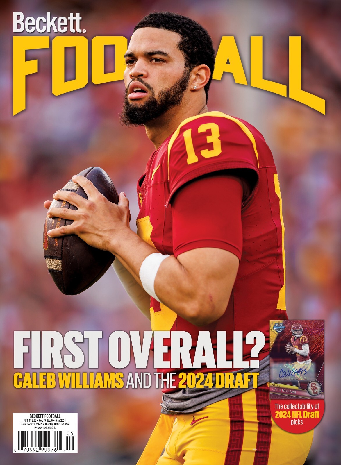New JULY 2026 Beckett FOOTBALL CARD Price Guide with JOSH ALLEN