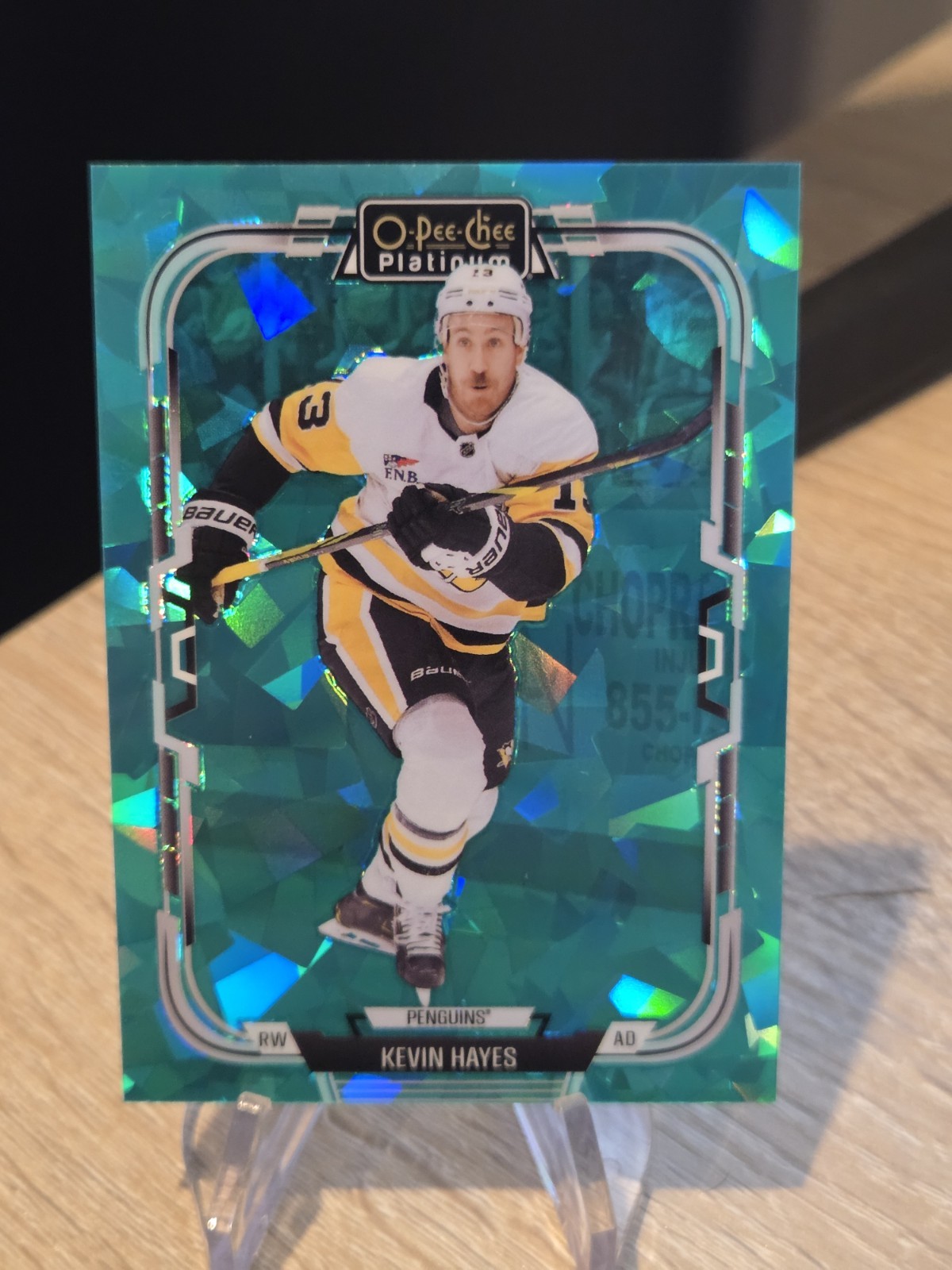 2025-26 O-Pee-Chee Platinum #180 Kevin Hayes Turquoise Fragments #/249