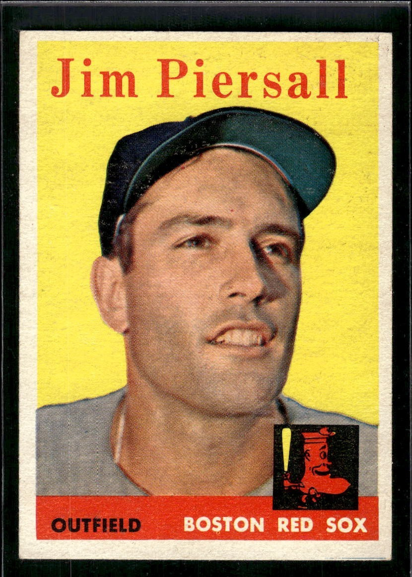 1958 Topps Baseball Jim Piersall #280 Boston Red Sox EX