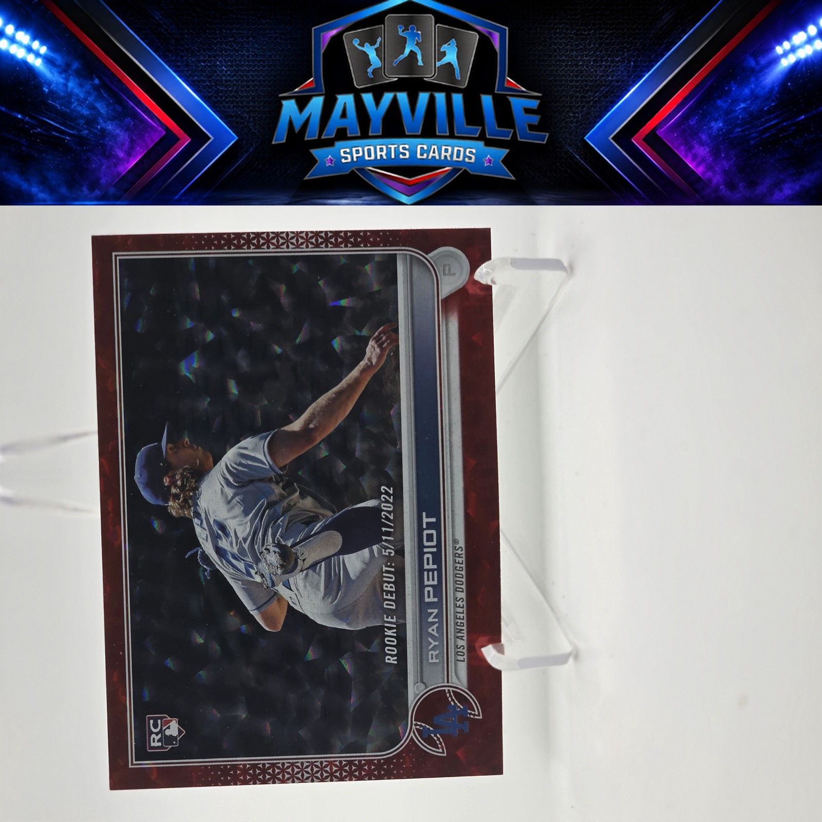 2022 Topps Update #US258 Ryan Pepiot Red Foil #/199