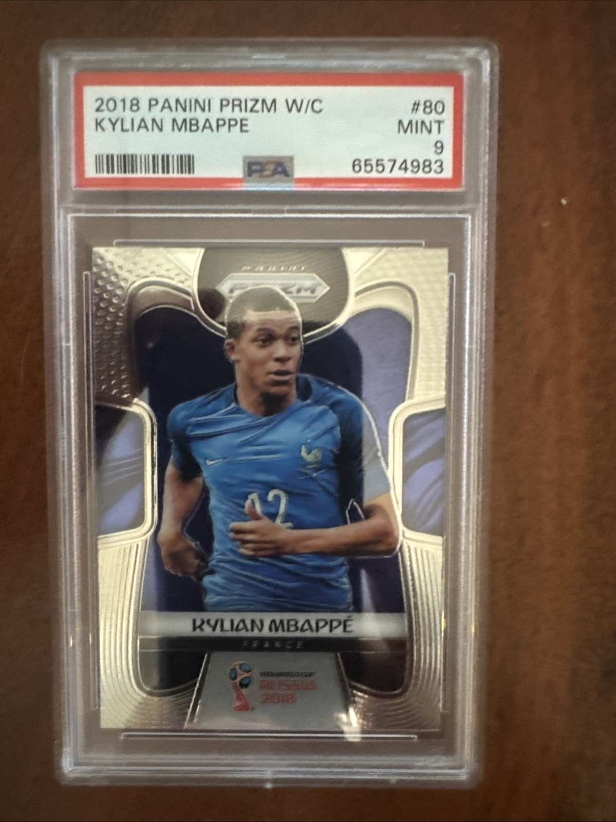 2018 Panini Prizm World Cup – Kylian Mbappe #80