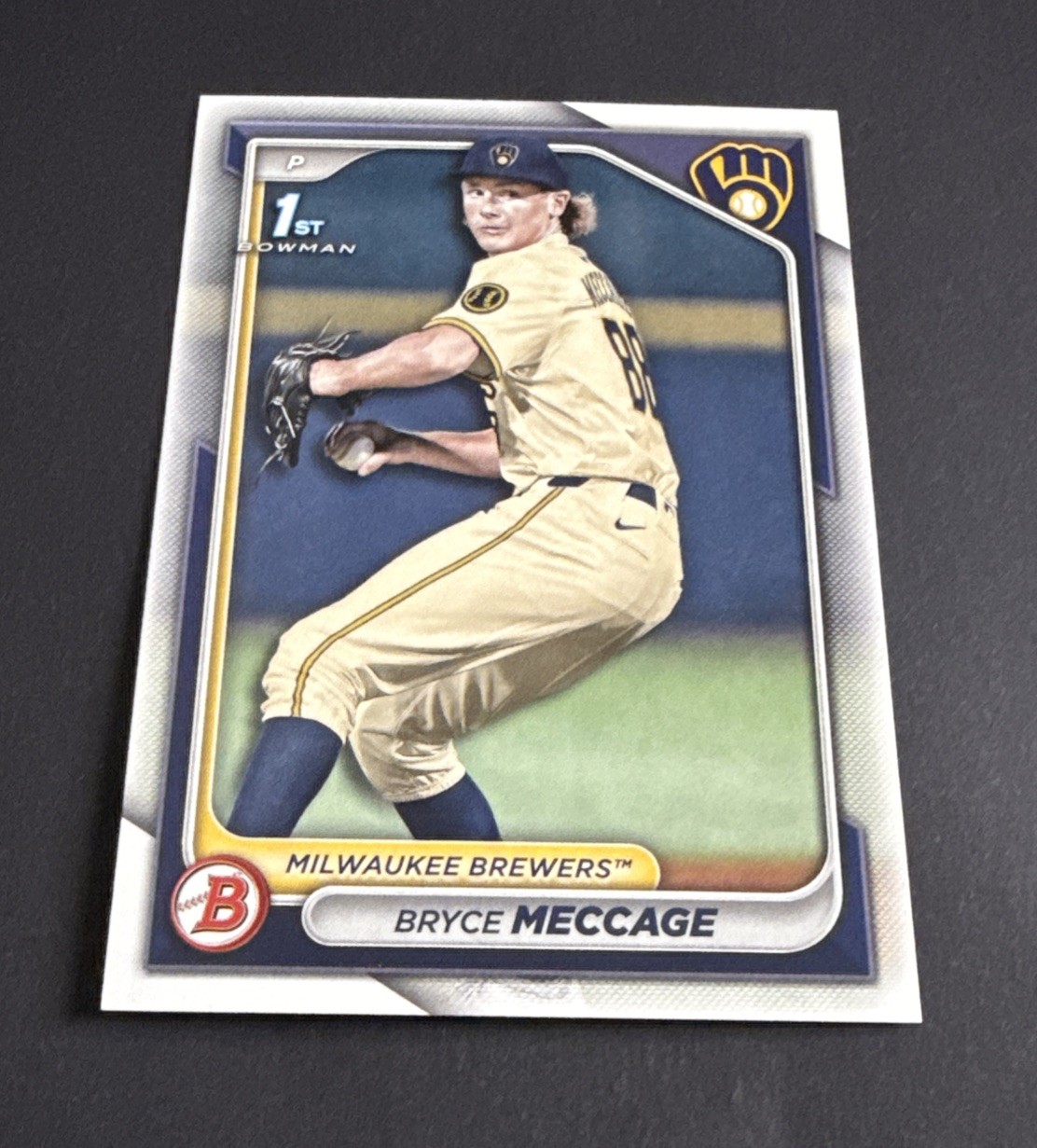 2024 Bowman Draft Bryce Meccage 1st Bowman Paper 10 Card Lot Brewers #BD-94
