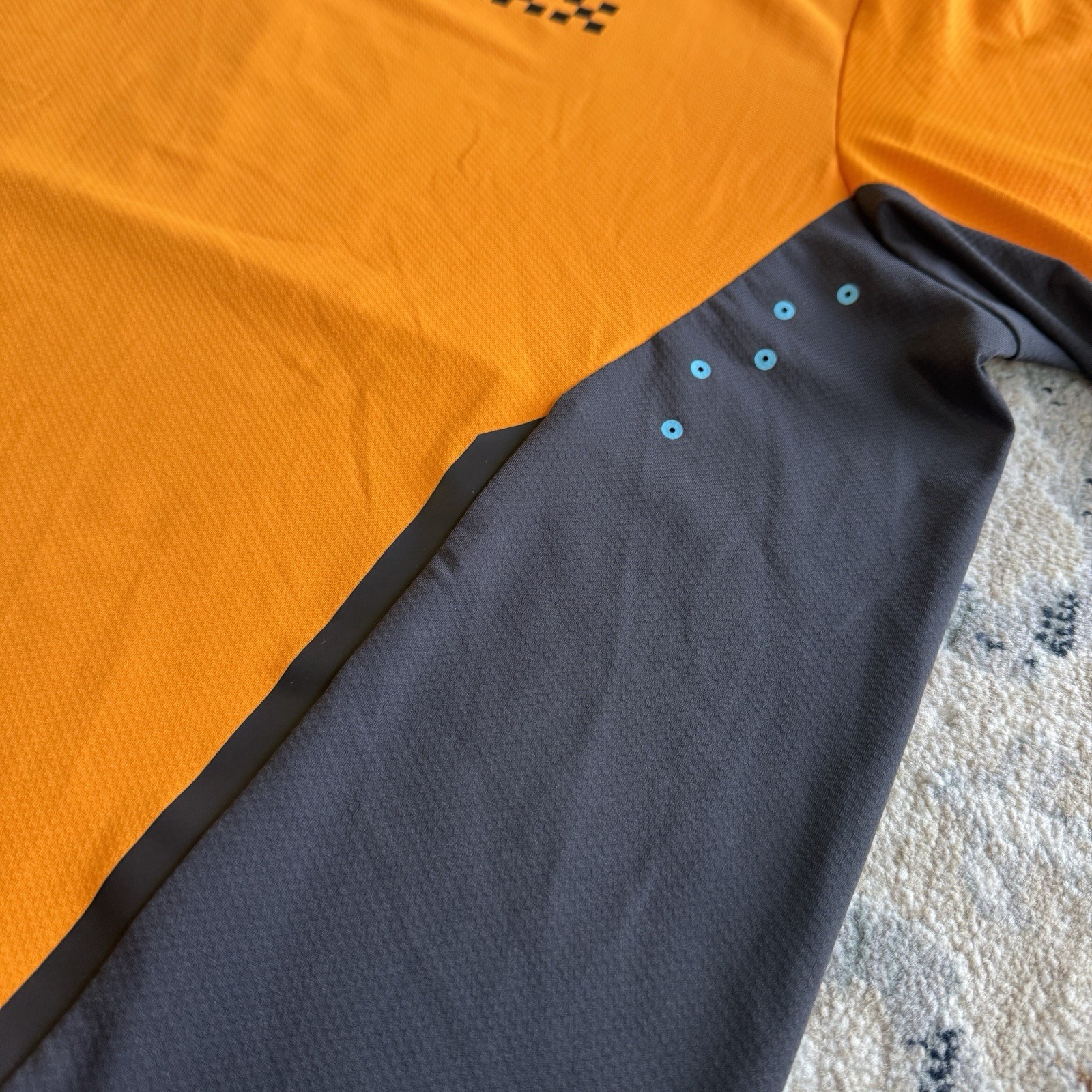 McLaren Formula 1 Team Shirt Mens 3XL Orange Castore Racing Polo F1 Uniform Top