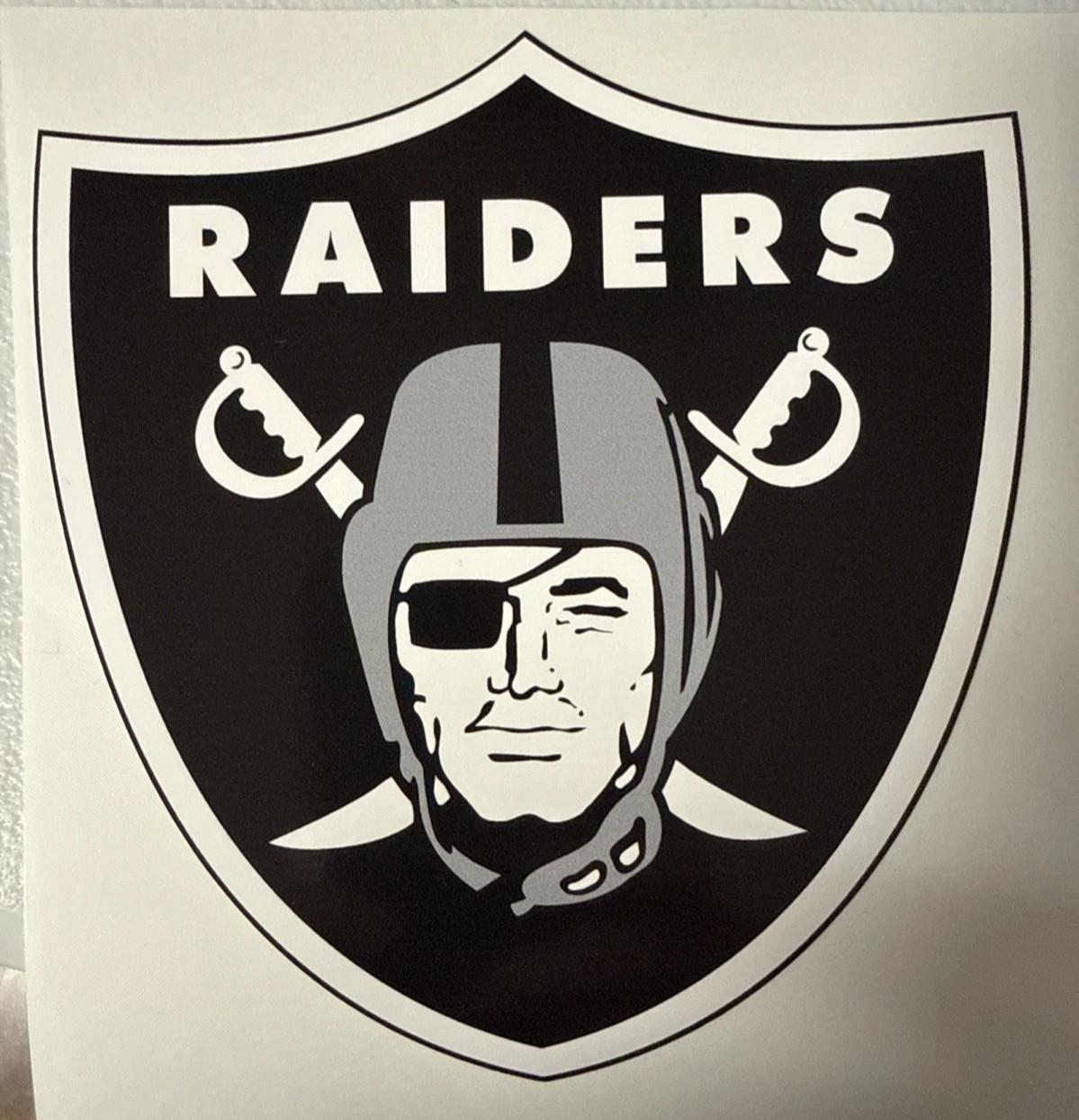 Oakland Raiders Regular Vinyl Decal Pick Size!