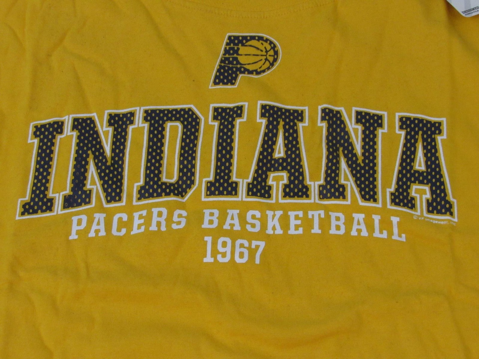New Indiana Pacers Mens Sizes 3XL-4XL-5XL-6XL-Tall Yellow Majestic Shirt