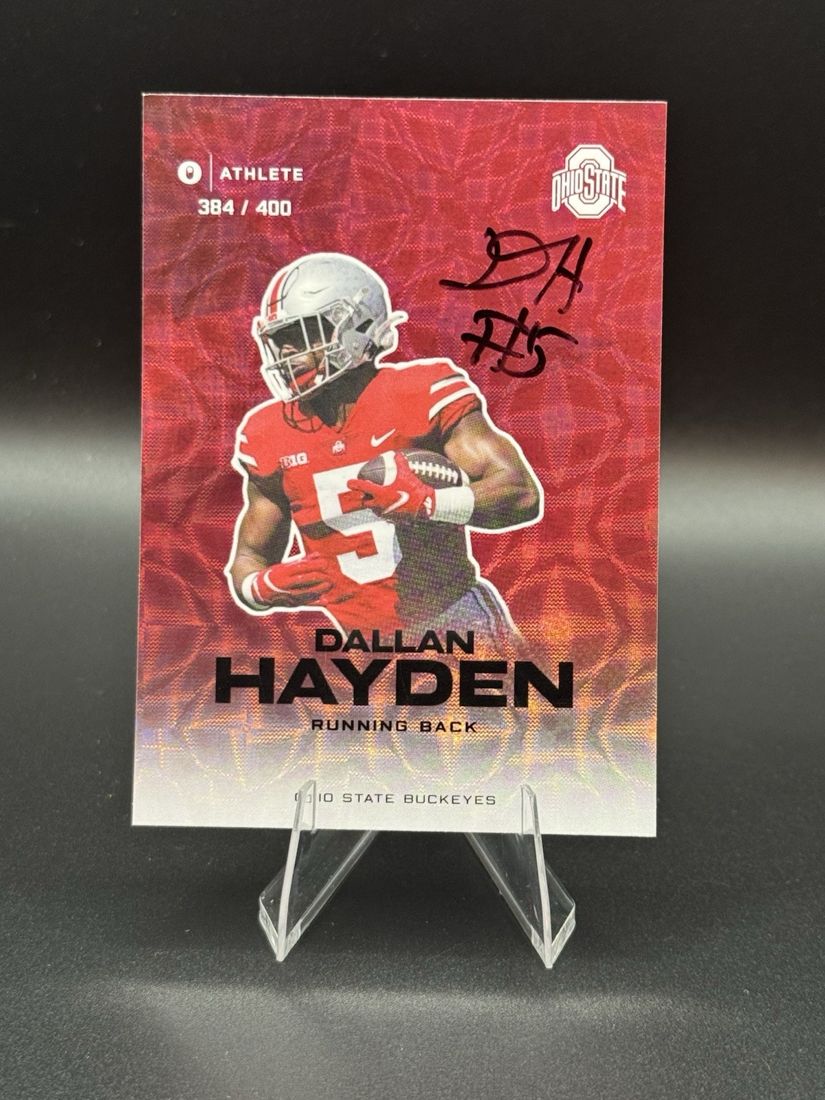 Onit Athlete 2023 Ohio State Buckeyes Dallan Hayden Auto #384/400