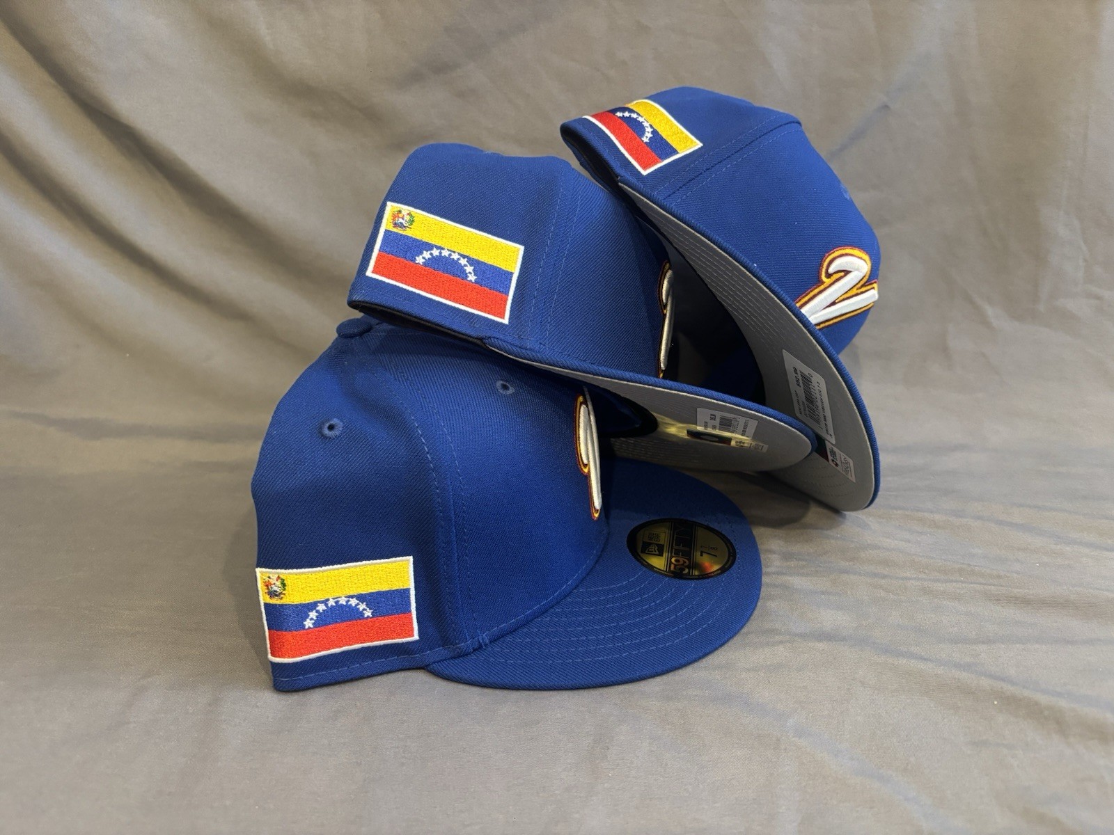 NEW ERA Venezuela 🇻🇪 World Baseball Classic 2026 BLUE FITTED CERRADA Azul HAT