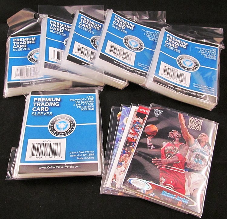 (2000) CSP PREMIUM SOFT PENNY POLY TRADING CARD SLEEVES for 3X4 TOPLOADERS