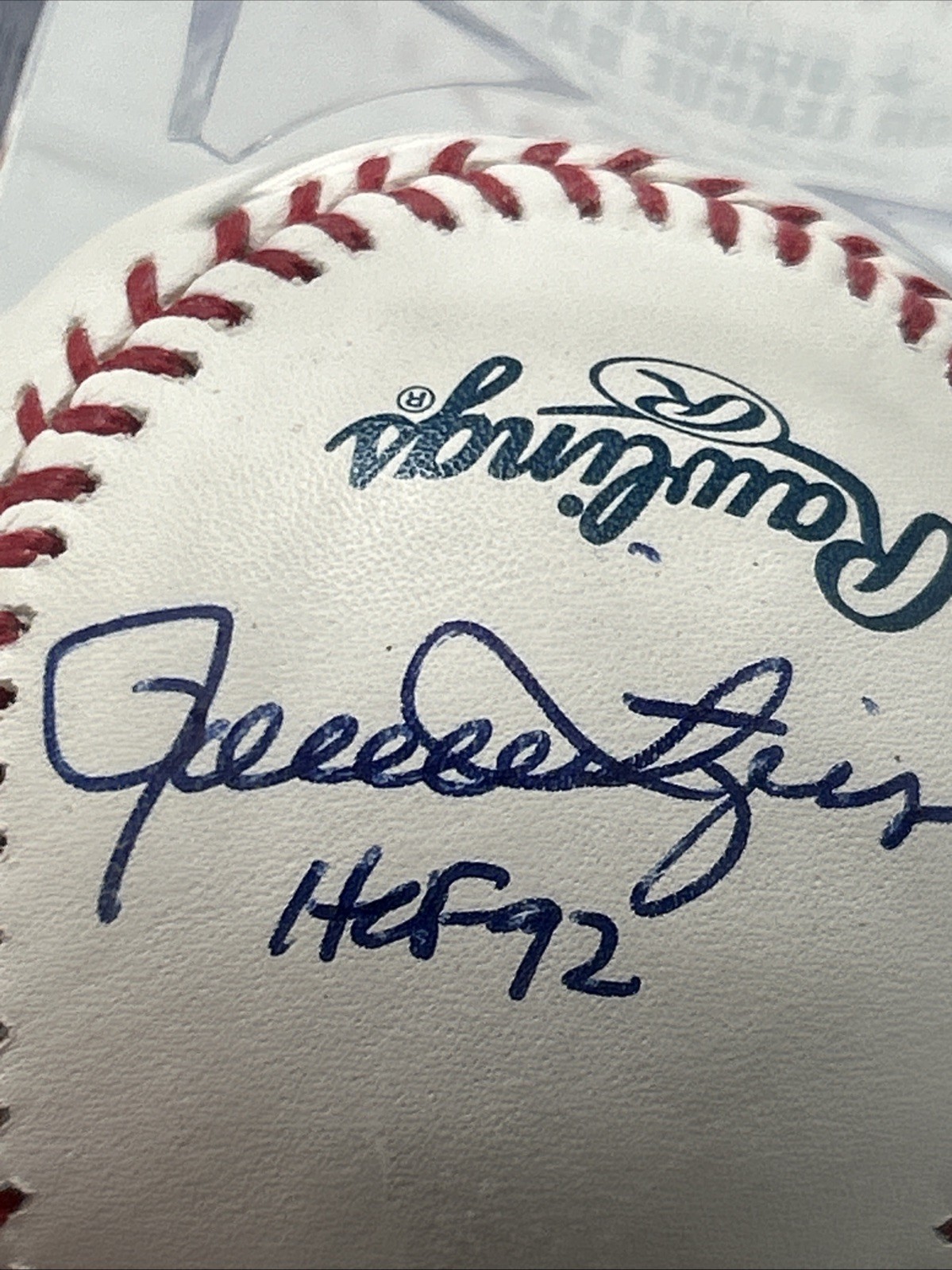 Multi Autograph Baseball Gaylord Perry Blue Moon Odom George Foster MLB