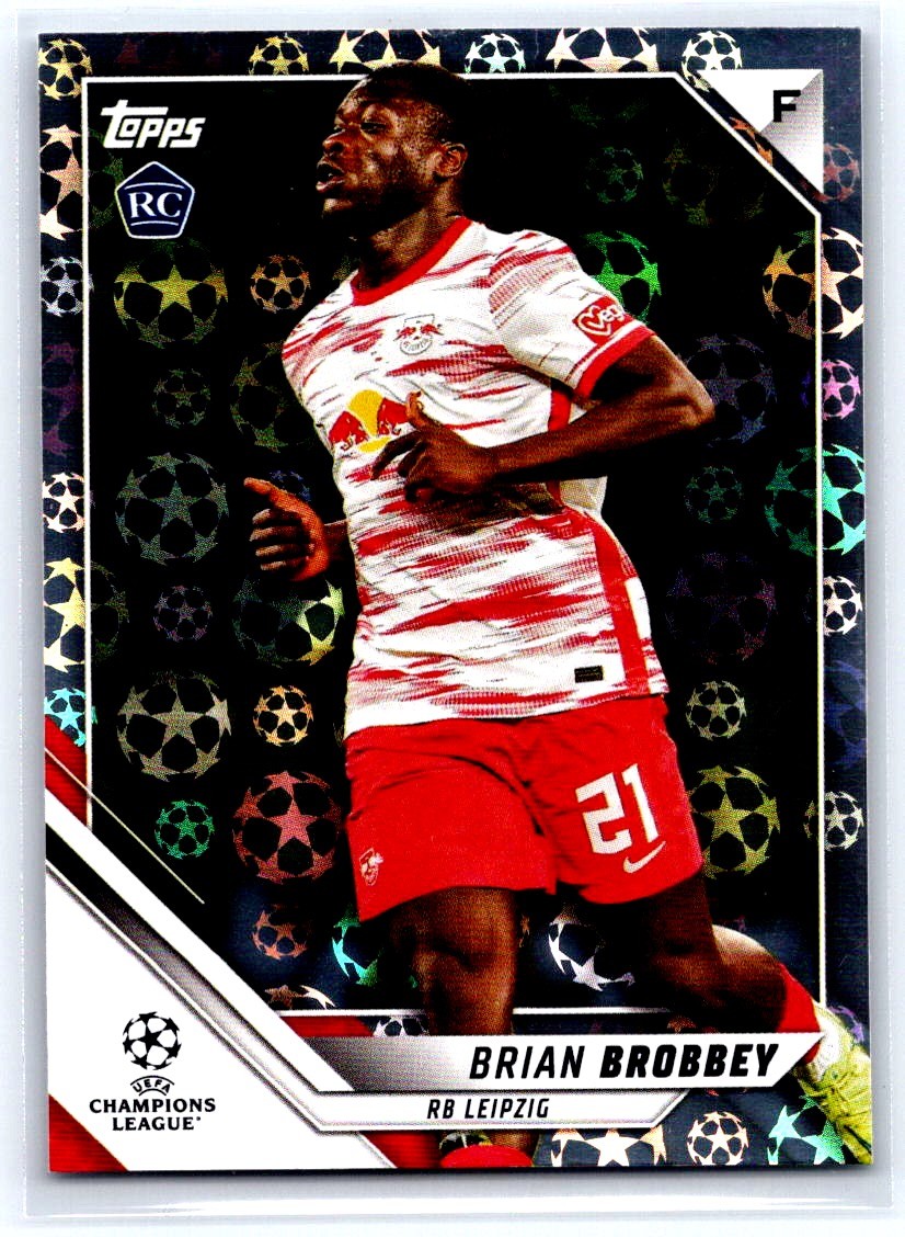 2021-22 Topps UEFA Champions League #25 Brian Brobbey Starball Foil bX9d