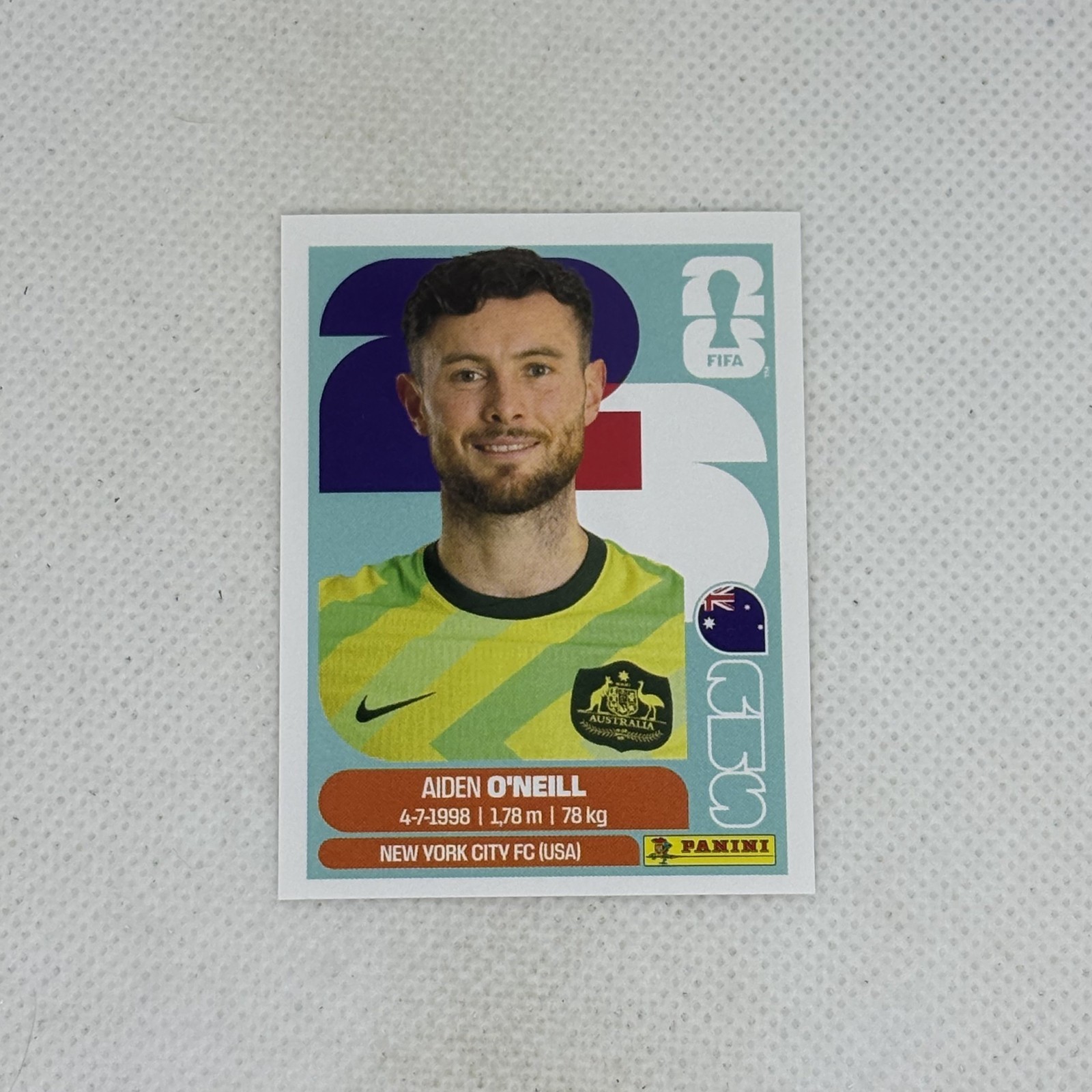 2026 Panini FIFA World Cup | Aiden O’Neill Australia AUS 14 | Sticker!