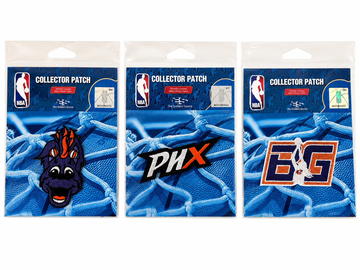 Phoenix Mercury NBA Collector Patch Bundle of 3 Official New