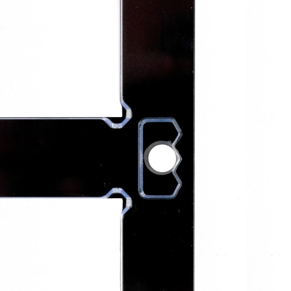 1 BCW 3-Card Magnetic Holder – 35pt Black Border Recessed UV Protection Case New