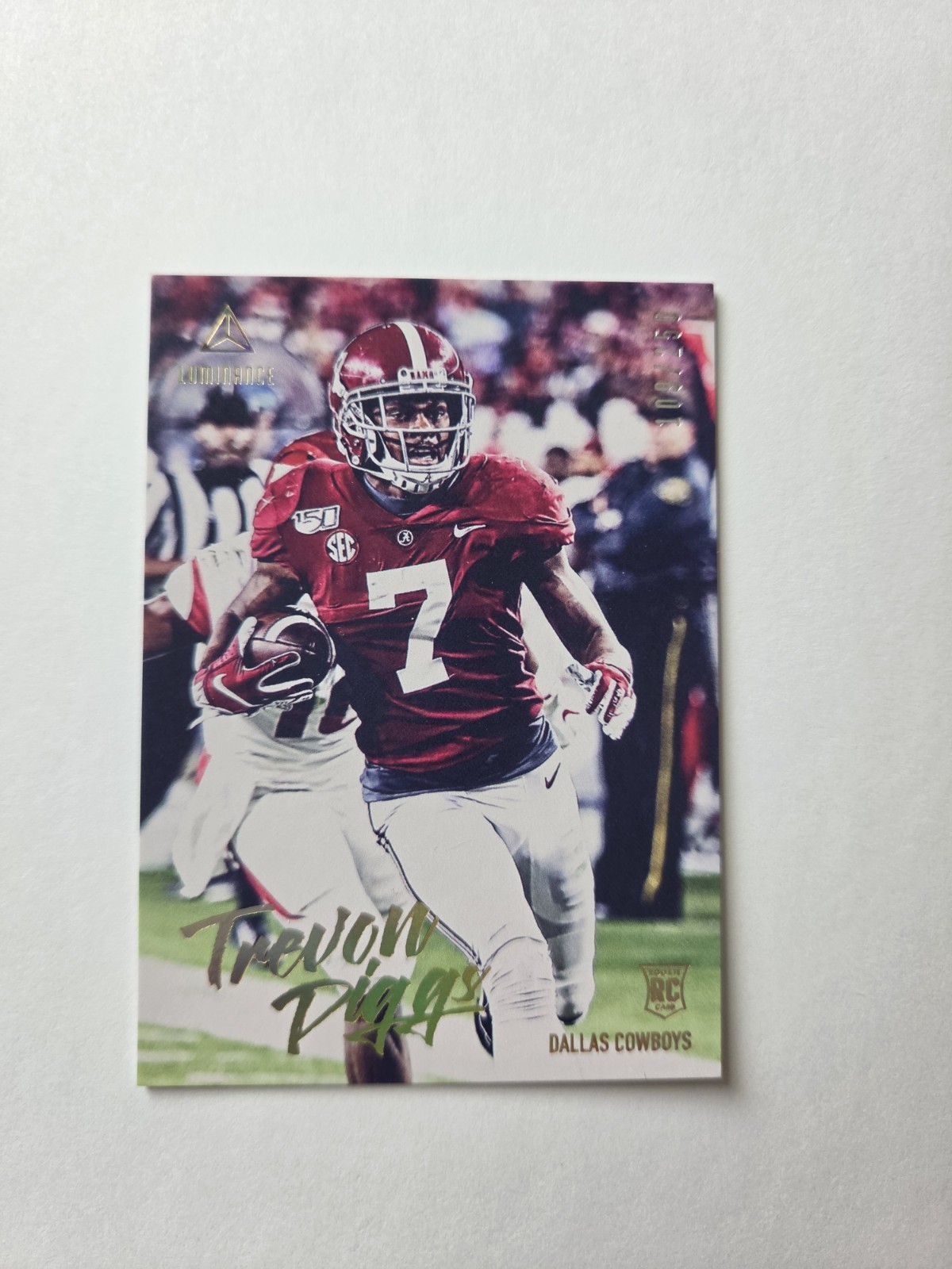 2020 Panini Luminance Football Trevon Diggs Rookie Gold /250 #133 – Cowboys