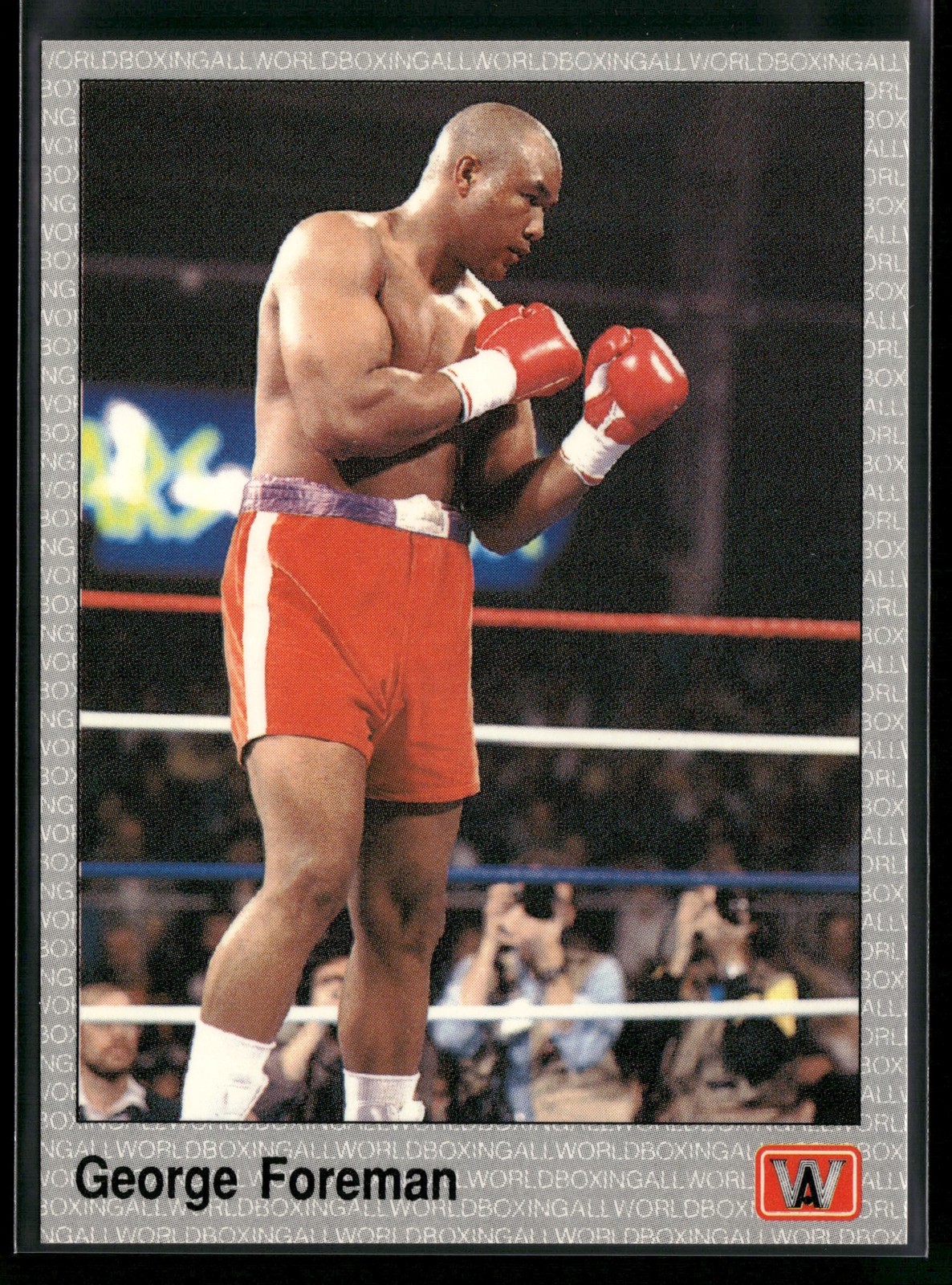 1991 All World #16 George Foreman HOF [NM] [Boxing] [Base Set Boxing Card]