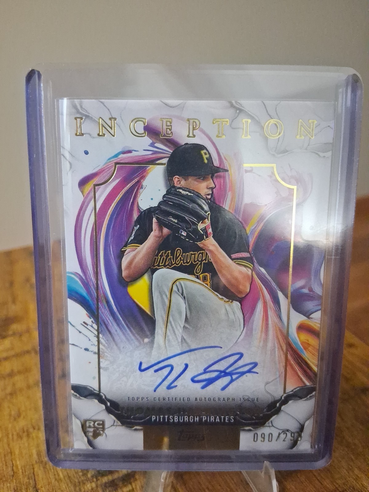 2025 Topps Inception THOMAS HARRINGTON ROOKIE & Emerging Stars AUTO /299 Pirates