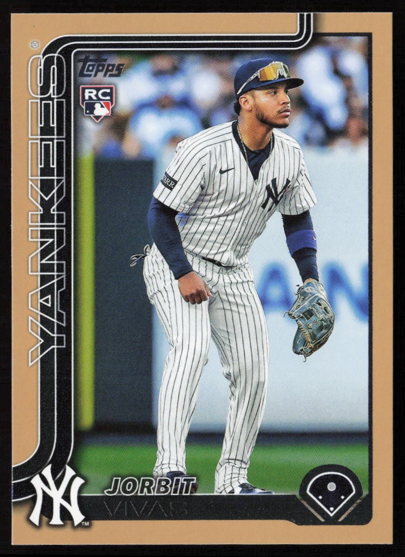Jorbit Vivas 2025 Topps Update Gold #US258 #/2025 – New York Yankees