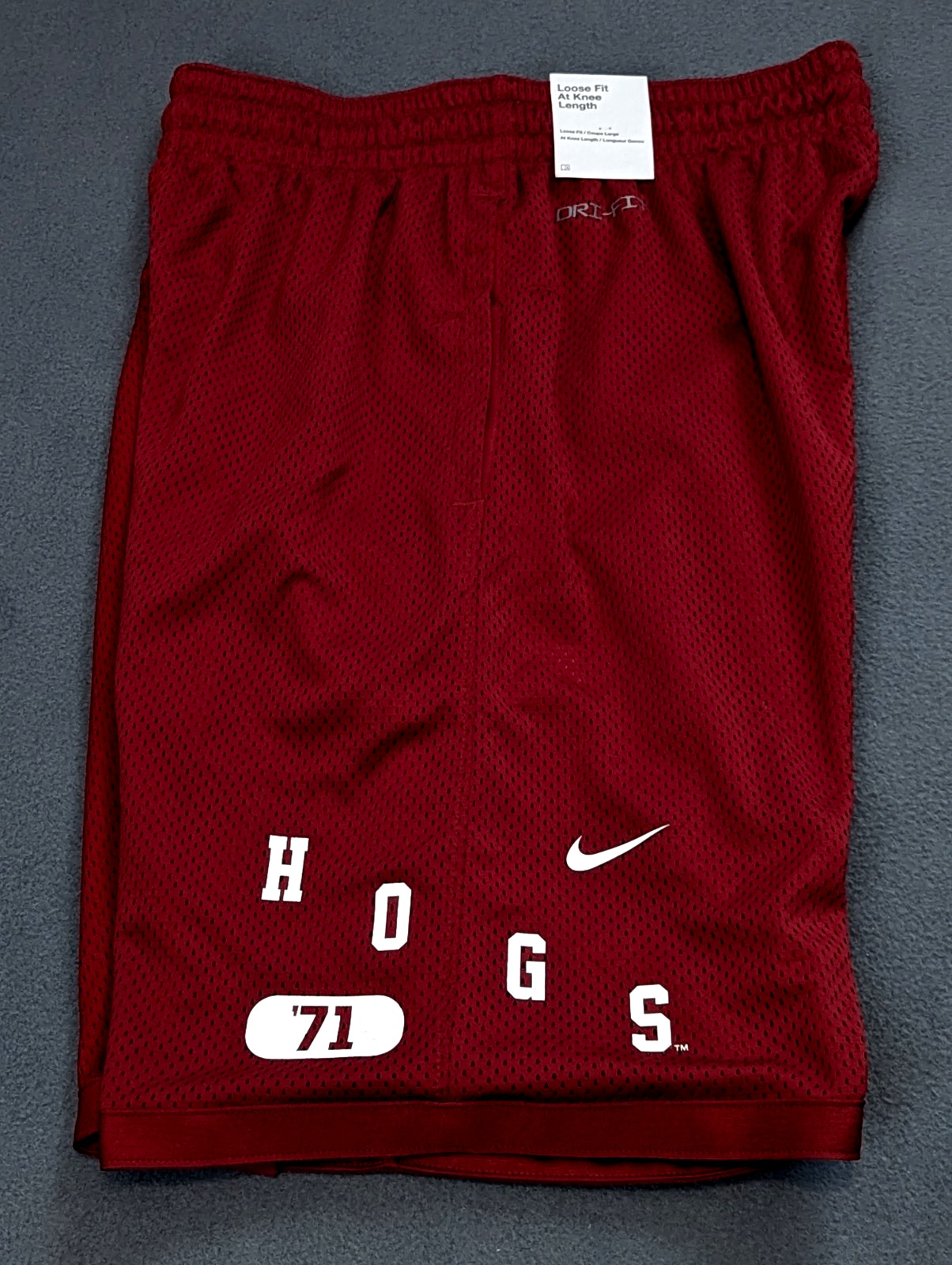 Nike Arkansas Razorbacks Dri-FIT Vault Shorts Mens S Crimson DR4060-613