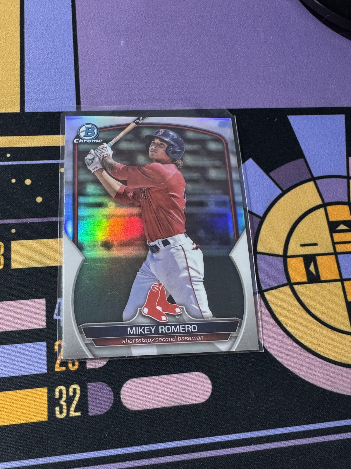 2023 Bowman Draft #BDC-58 Mikey Romero Chrome Refractor