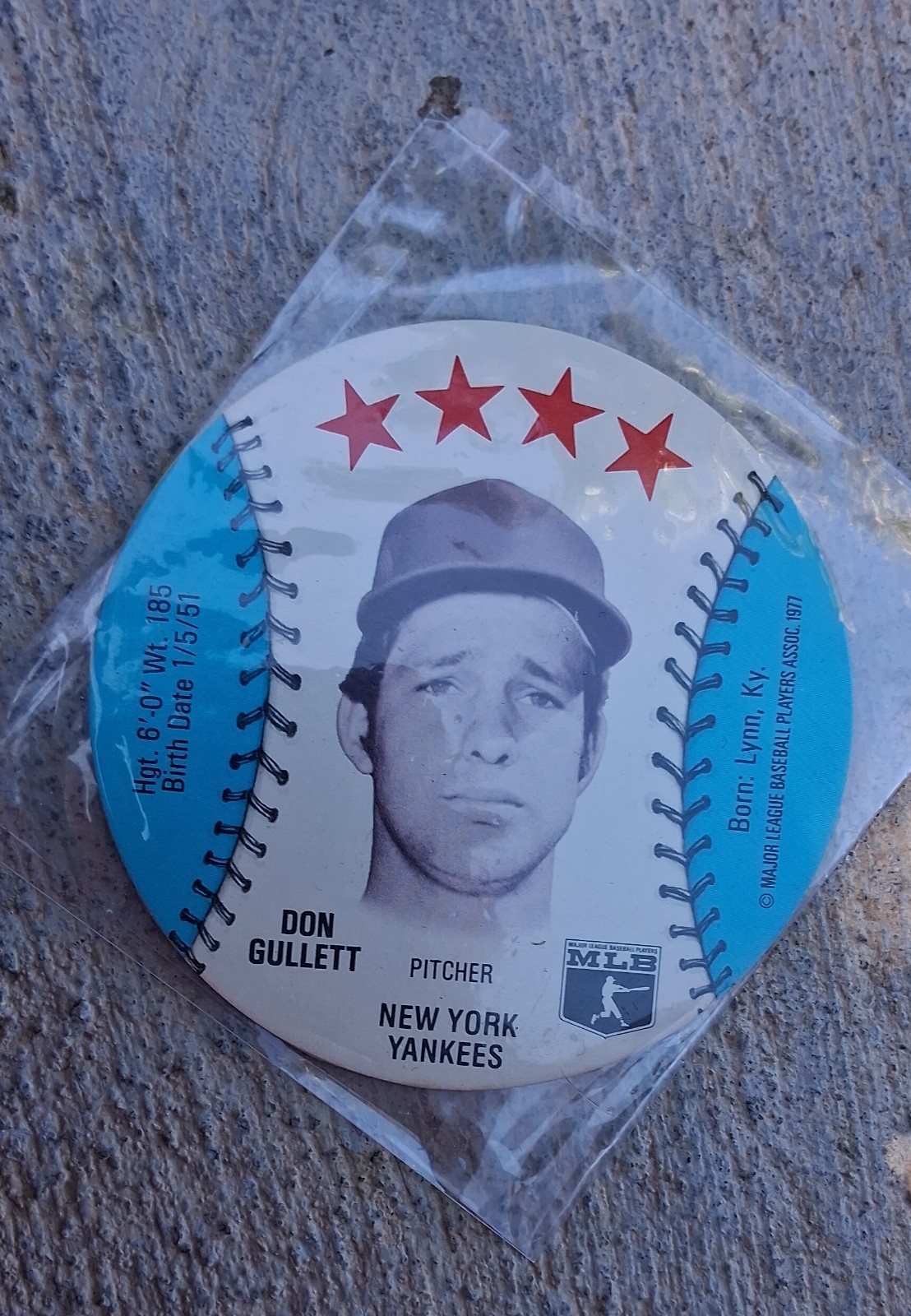 1978 MSA Discs – Don Gullett WIFFLE Ball