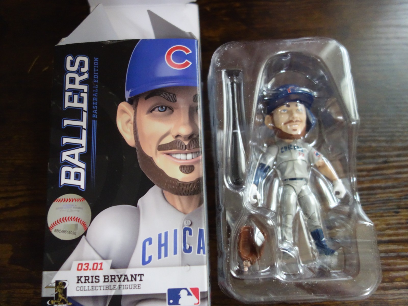 Kris Bryant Ballers Collectible Figure sculpted by Brian Baity 2017 MLB Licensed
