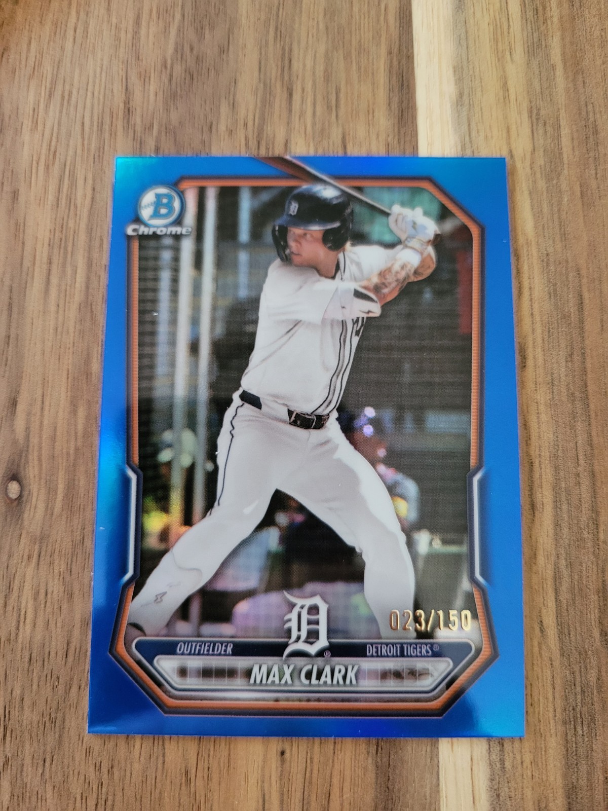 Max Clark Detroit Tigers 3-Card Lot Topps Bowman Chrome & Sterling BCP-2 BST-5