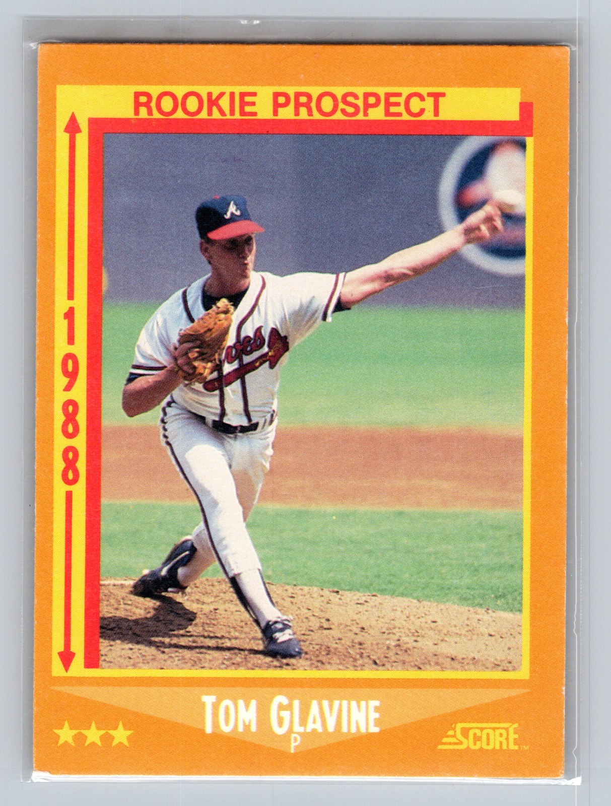1988 Score #638 Tom Glavine