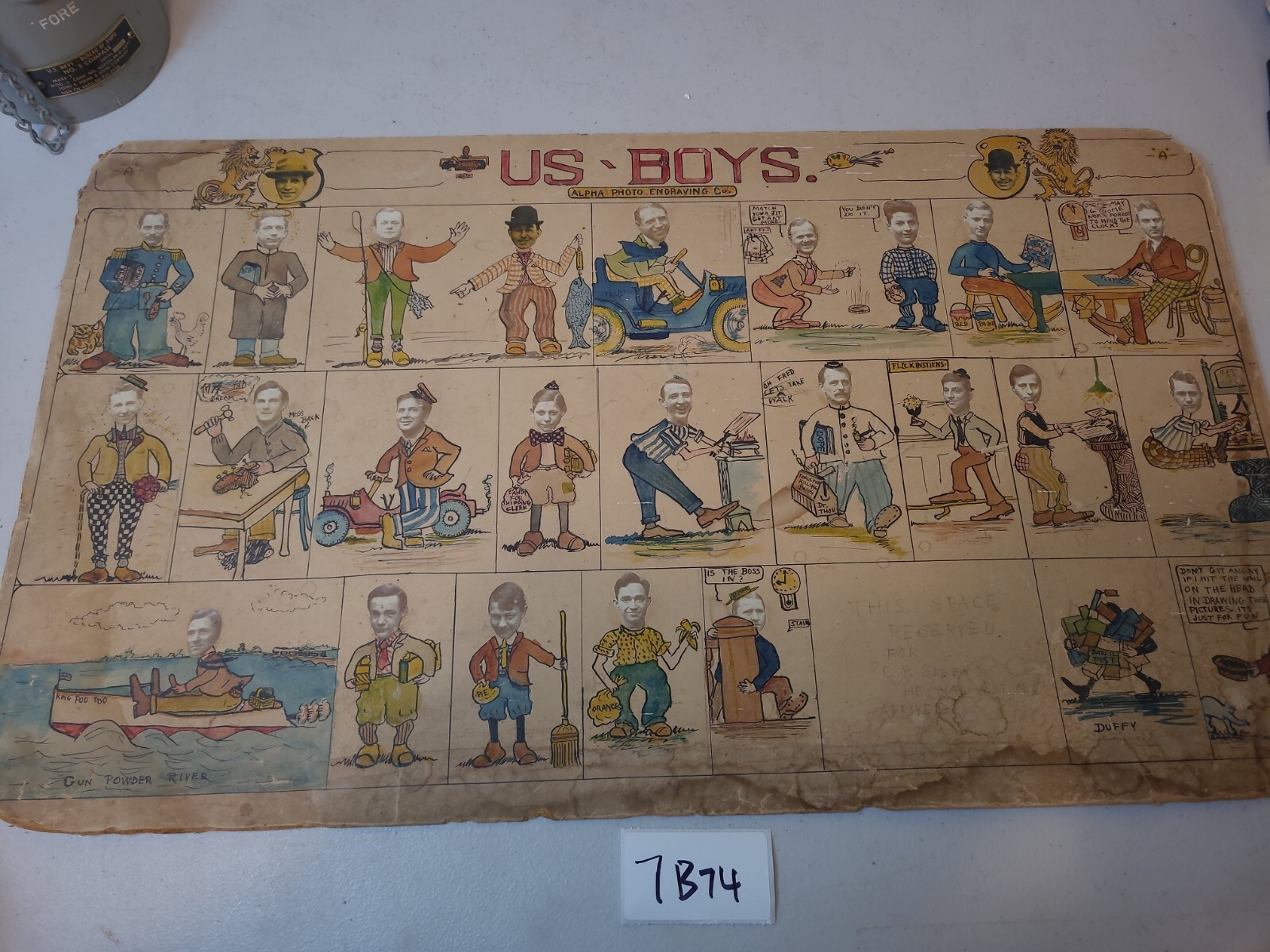 1894 Baltimore MD Orioles baseball cards US Boys Alpha Photo Engraving Co 7B74