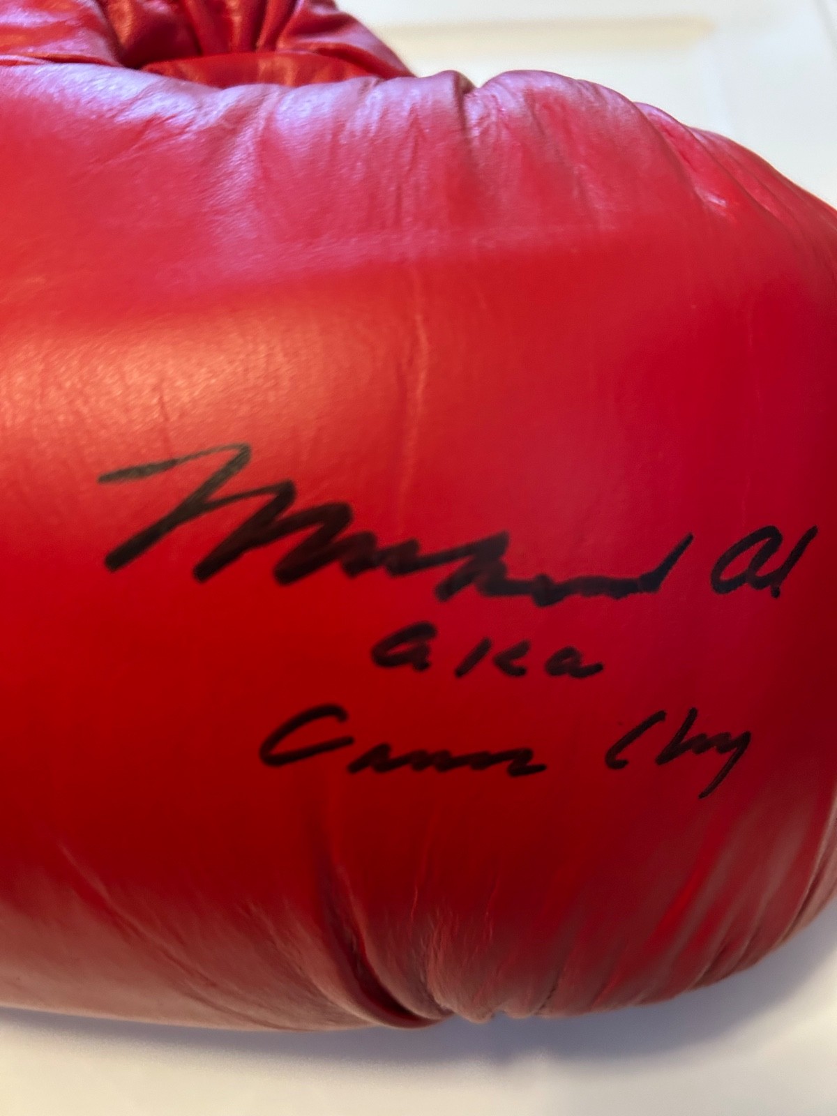 Mugammad Ali Autographed Boxing Glove