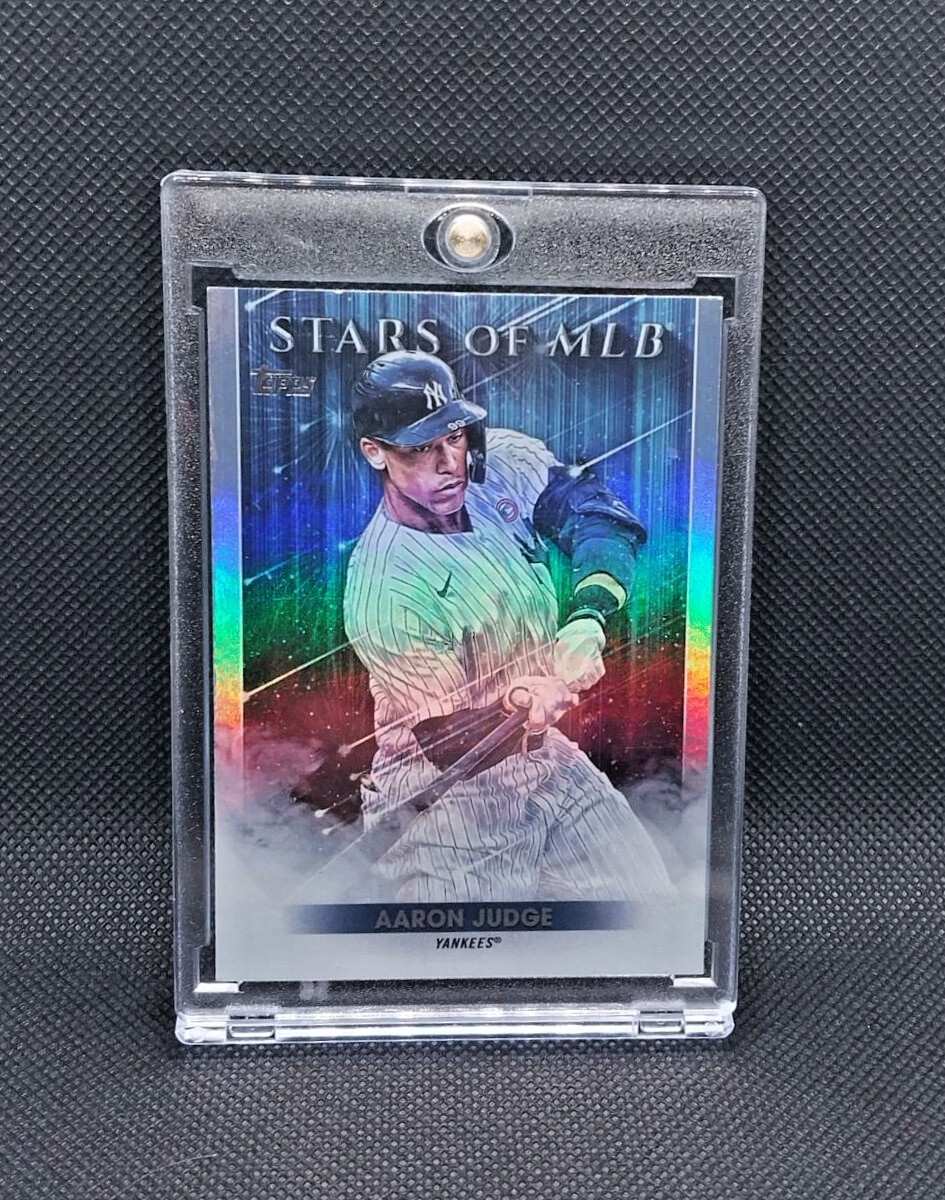 BURST AARON JUDGE RAINBOW REFRACTOR STARS OF MLB – New York Yankees MVP Slugger
