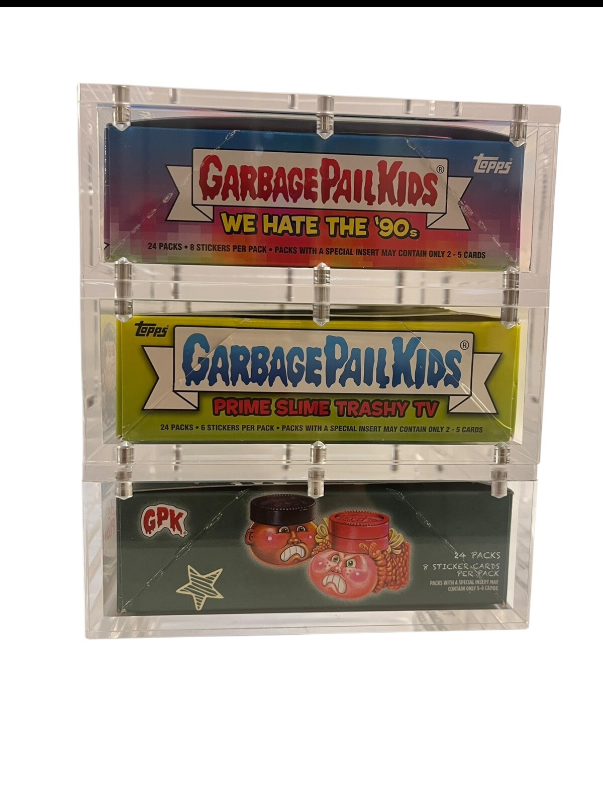 Acrylic Display Case Magnetic Lid Stack FITS 2025 Topps Chrome MARVEL Hobby Box