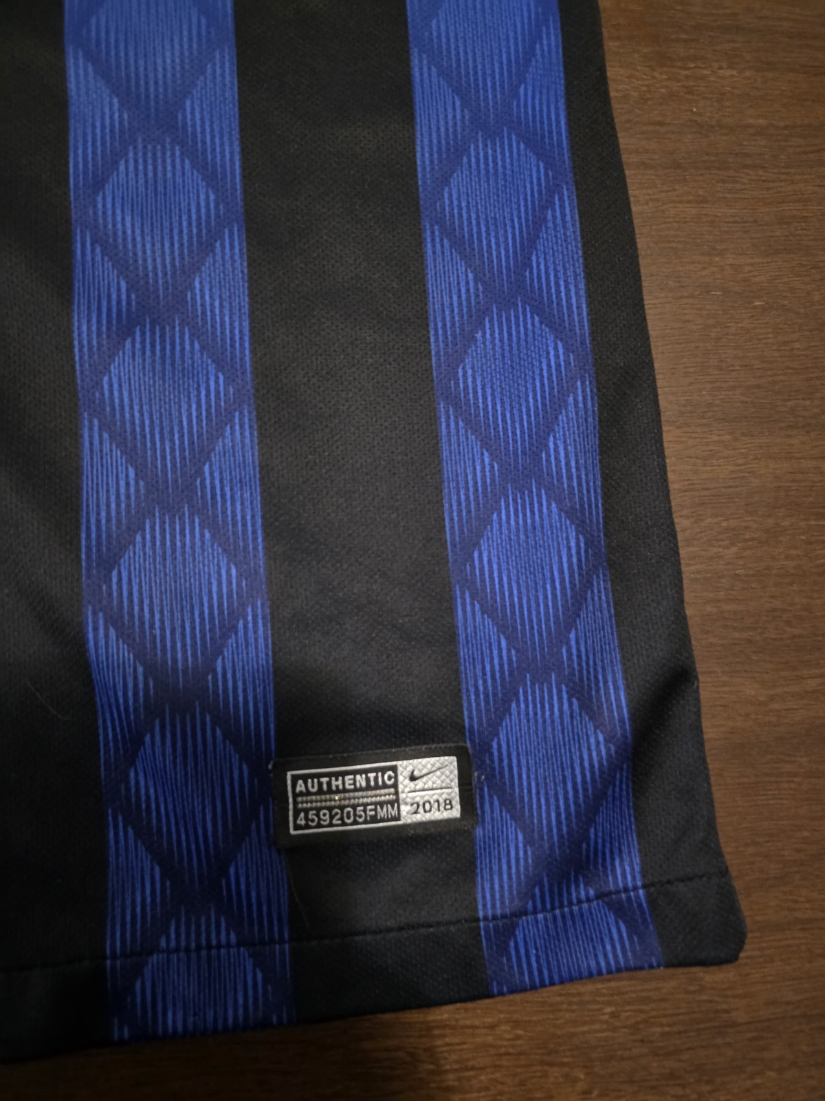 AUTHENTIC Nike Inter Milan 2018-19 Home Soccer Jersey Pirelli Driver Men’s Sz M